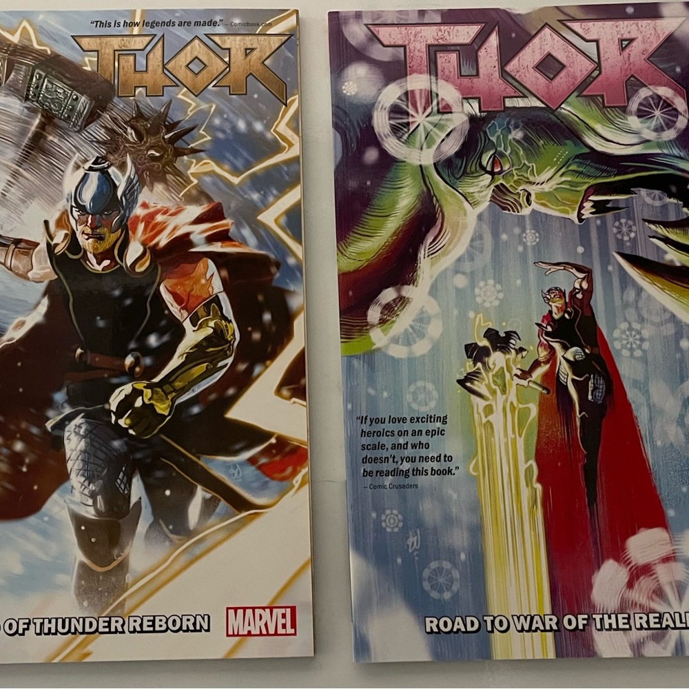 2 MARVEL Comics- THOR- Volumes 1 & 2